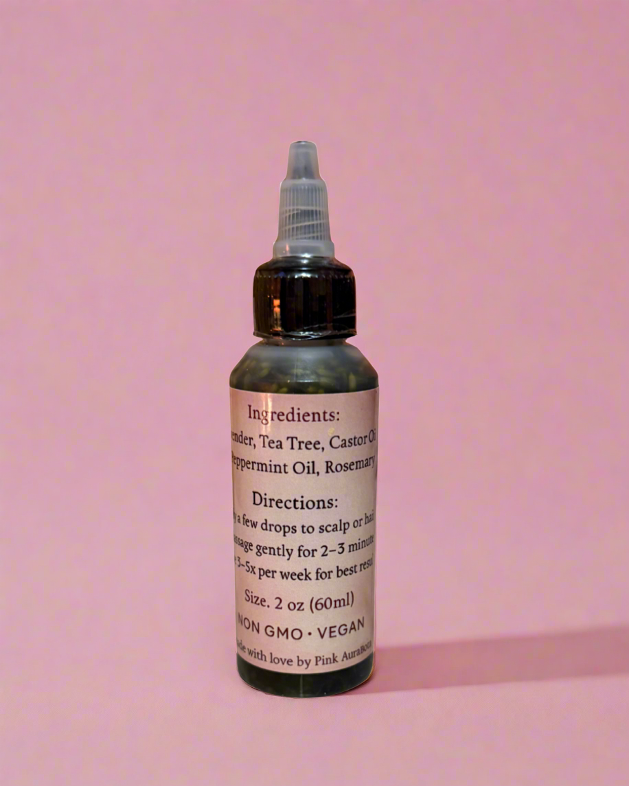 Pink Aura Hair Growth Oil 2oz